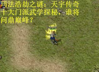 玛法浩劫之谜：天宇传奇十大门派武学探秘，谁将问鼎巅峰？