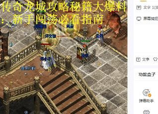 传奇龙城攻略秘籍大爆料：新手闯荡必看指南