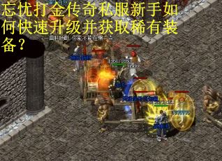 忘忧打金传奇私服新手如何快速升级并获取稀有装备？