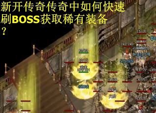新开传奇传奇中如何快速刷BOSS获取稀有装备? 新开传奇传奇中如何快速刷BOSS获取稀有装备?