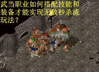 武当职业如何搭配技能和装备才能实现无敌秒杀流玩法？