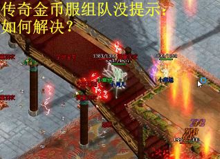 传奇金币服组队没提示：如何解决？
