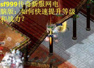 sf999传奇新服网电脑版：如何快速提升等级和战力？