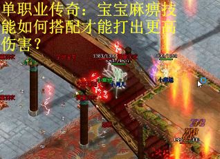 单职业传奇：宝宝麻痹技能如何搭配才能打出更高伤害？
