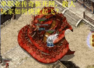 单职业传奇新开网，散人玩家如何快速起飞？