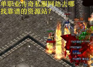 单职业传奇私服网站去哪找靠谱的资源站？