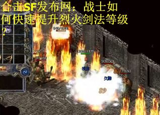合击SF发布网：战士如何快速提升烈火剑法等级？