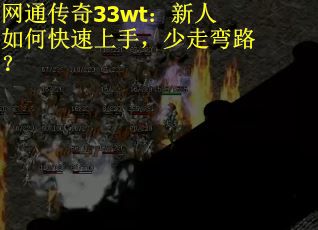 网通传奇33wt：新人如何快速上手，少走弯路？