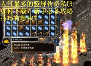 人气最多的竖屏传奇私服如何下载？新手必备攻略技巧有哪些？