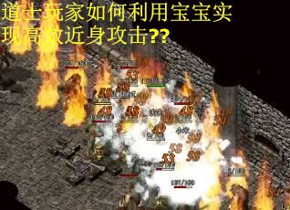 道士玩家如何利用宝宝实现高效近身攻击??