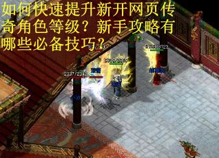 如何快速提升新开网页传奇角色等级？新手攻略有哪些必备技巧？