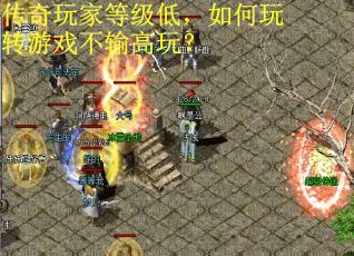 传奇玩家等级低，如何玩转游戏不输高玩？