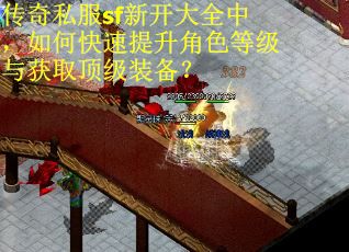 传奇私服sf新开大全中，如何快速提升角色等级与获取顶级装备？